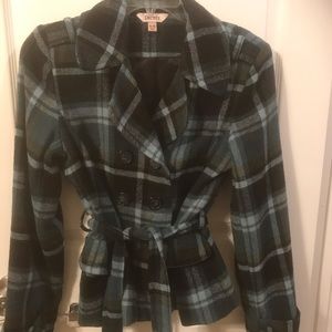 Degree Green Plaid Flannel Jacket  size xl